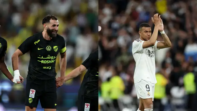 “مقارنة تثير غضب بنزيما!”.. رد فعل صادم من نجم الاتحاد على إنجازات مبابي مع ريال مدريد